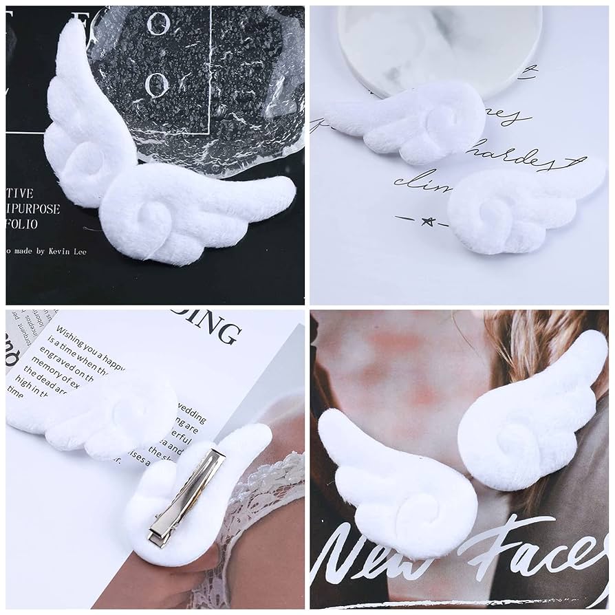 ♡ハンドメイド♡ 天使の羽クリップ ヘアピン 全種類写真 Amazon.co.jp: 天使の羽 ヘアピン 2ペア 前髪ピン ヘアクリップ